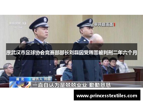 原武汉市足球协会竞赛部部长刘磊因受贿罪被判刑二年六个月